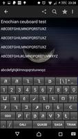 Enochian Keyboard English Cartaz