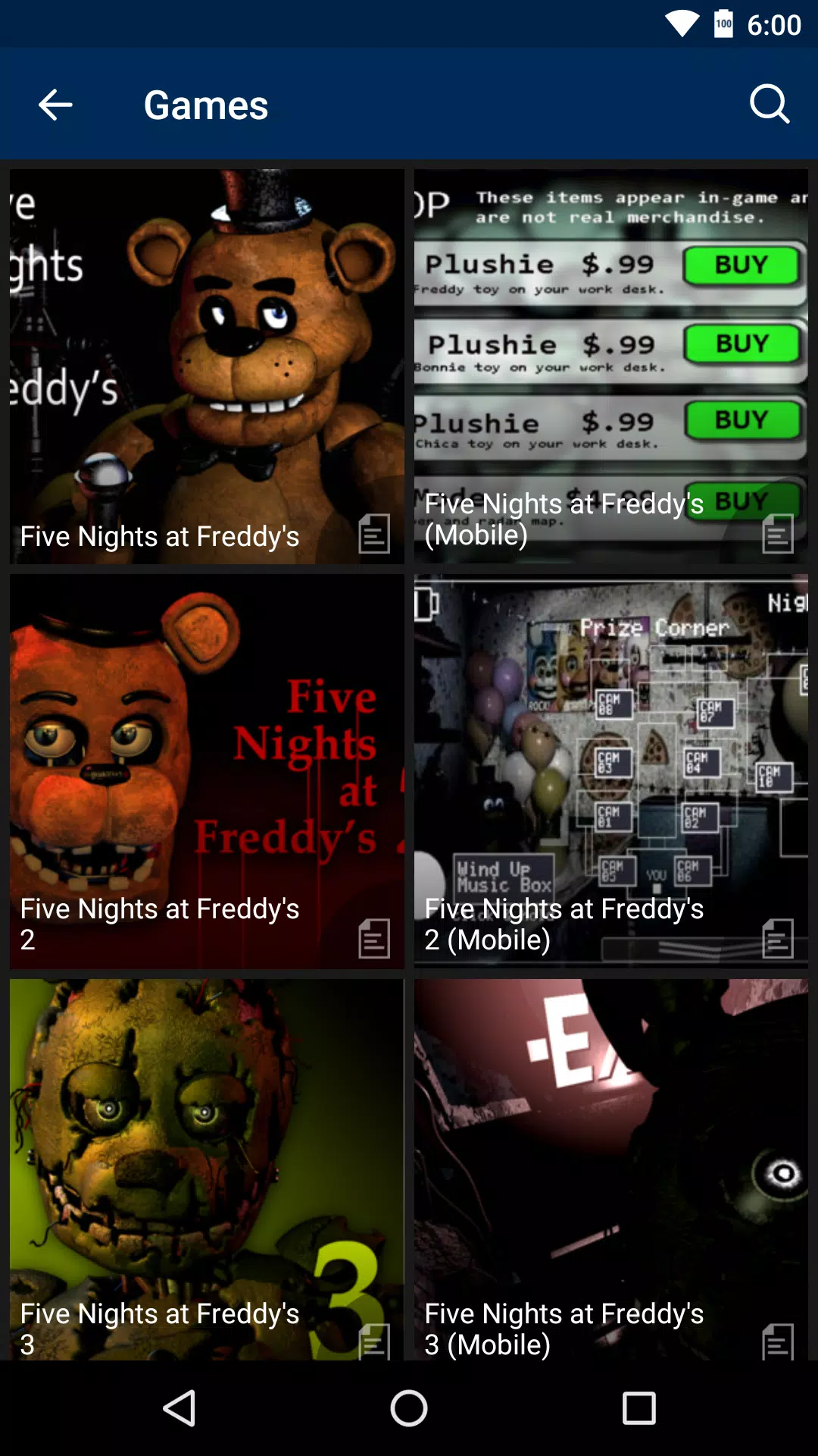 Five Nights at Freddy's 2::Appstore for Android