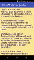 SAP ABAP Interview Question screenshot 2
