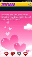 SMS et message d'amour imagem de tela 1