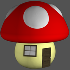 Mushroom House Guide Mario Wii ikon