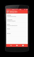 Settings Editor اسکرین شاٹ 1