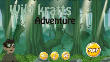 wild adventure kratts run Affiche