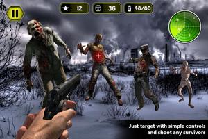 3d Zombie Shooter Death Shooting capture d'écran 2
