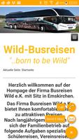 Wild-Busreisen capture d'écran 2