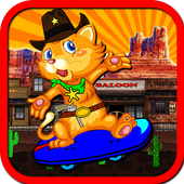 Sheriff Cat Skater icon