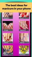 Einfache Nail-Art-Ideen! Moderne Nägel Trends Plakat