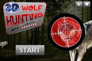 3d Wild Wolf Hunting Jungle Shooter Affiche