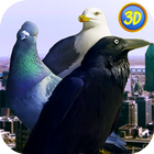 Simulador de pájaros de la ciu icono