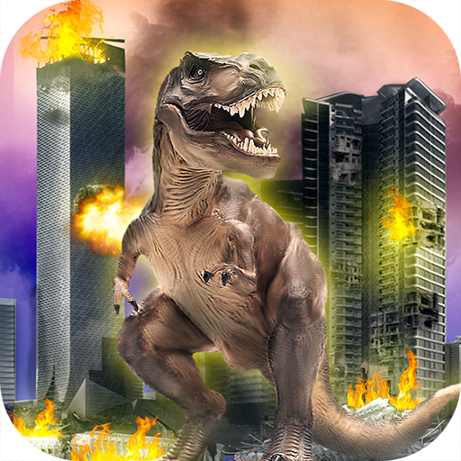 恐龙城混乱：崩溃的城市侏罗纪恐龙！