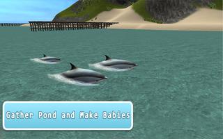 Ocean Dolphin Simulator 3D ảnh chụp màn hình 1