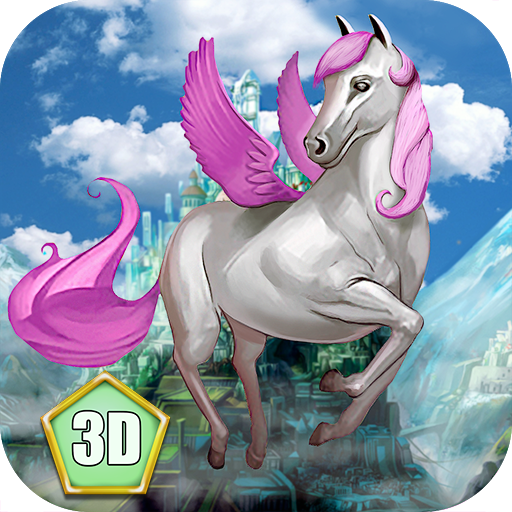 Nettes Fliegendes Pony-Pferd