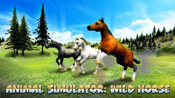 Animal Simulator: Wild Horse plakat