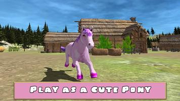 Pony Survival Simulator 3D Affiche