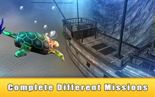 Ocean Turtle Simulator 3D اسکرین شاٹ 1