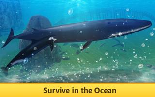 Ocean Whale Simulator Quest imagem de tela 1