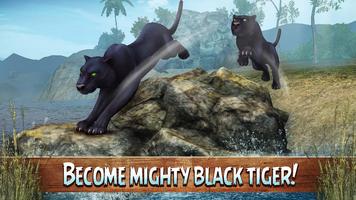 Black Tiger Simulator 3D Poster
