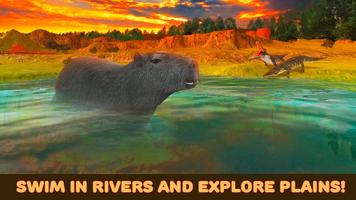 Capybara Simulator 3D Affiche