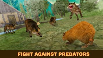 Capybara Simulator 3D اسکرین شاٹ 1