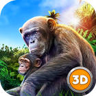 Chimpanzee Monkey Simulator 3D آئیکن