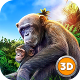 Chimpanzee Monkey Simulator 3D icon