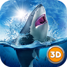 Great White Shark Simulator 3D icône