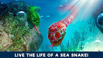 Sea Serpent Monster Snake Sim Poster
