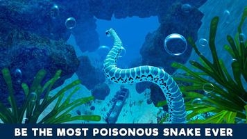 Sea Serpent Monster Snake Sim captura de pantalla 1