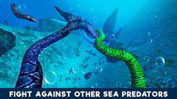 Sea Serpent Monster Snake Sim captura de pantalla 2