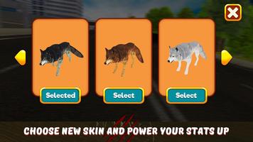 Angry Wolf City Attack Sim imagem de tela 3