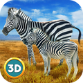 Zebra Horse Survival Simulator