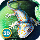 Gecko Simulator 3D icône