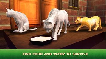 Home Cat Survival Simulator 3D الملصق