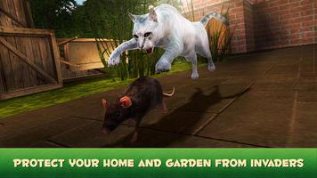 Home Cat Survival Simulator 3D imagem de tela 1