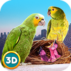 City Bird Parrot Simulator 3D ไอคอน