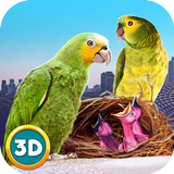 City Bird Parrot Simulator 3D icône