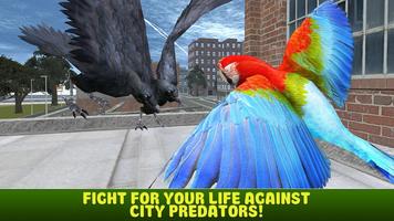 City Bird Parrot Simulator 3D Ekran Görüntüsü 1