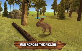 Forest Rabbit Simulator 3D captura de pantalla 1