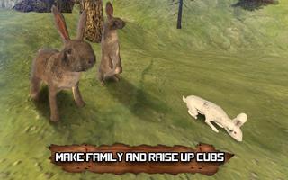 Forest Rabbit Simulator 3D captura de pantalla 3