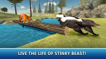 Skunk Simulator 3D الملصق