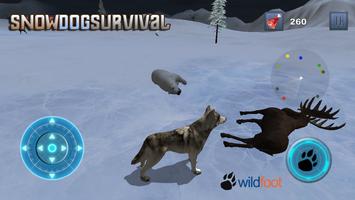 Snow Dog Survival Simulator Affiche
