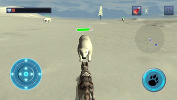 Snow Dog Survival Simulator captura de pantalla 1