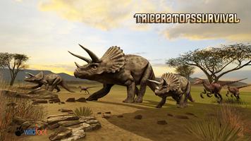 Triceratops Survival Poster