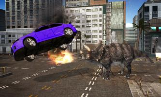 T-Rex Dinosaur Rampage imagem de tela 1