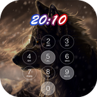 wild wolf keypad lock screen آئیکن