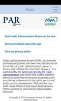 Public Administration Review الملصق