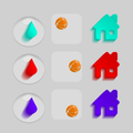 Rainbow drops