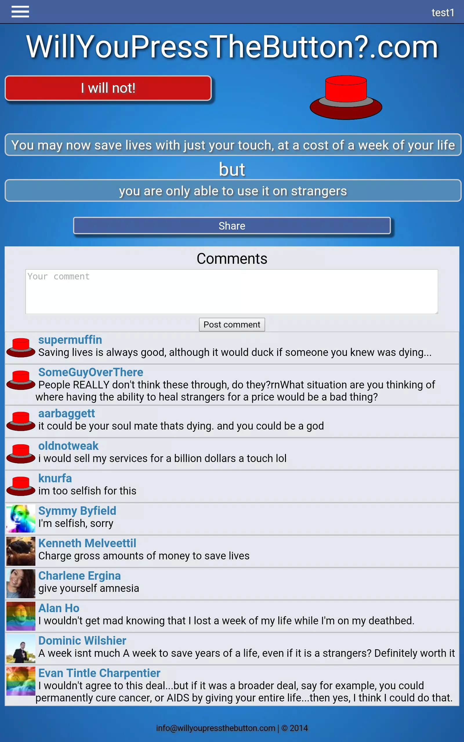 Will You Press The Button APK for Android - Download