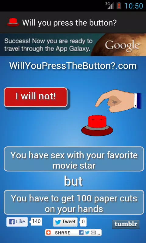 Will You Press The Button для Android — Скачать