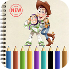 Coloring Book For Toy Story icône